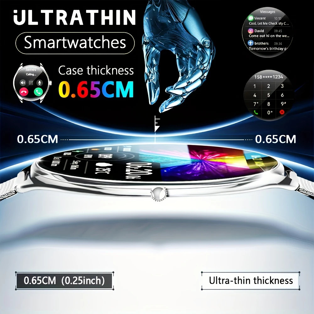 Watches Ladies Smartwatch - 2026 New Ultra Thin Smart Watch