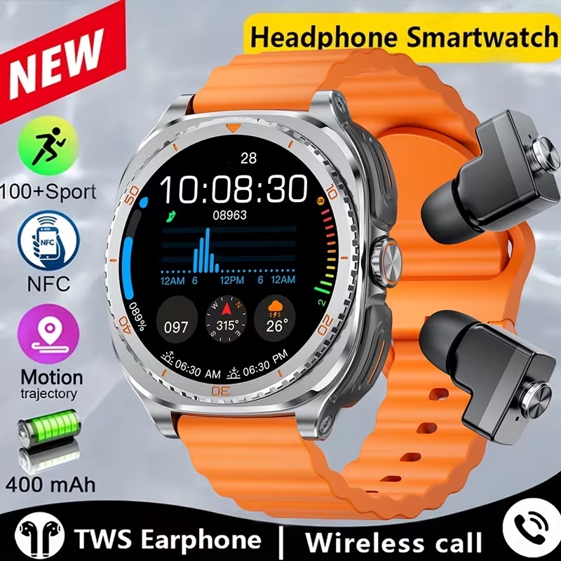 Smartwatch Noise Watches For Men - 2 In 1 TWS Headset Smart