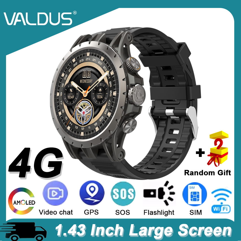 Watch Iwo - VALDUS VG54 Smartwatch AMOLED With SIM