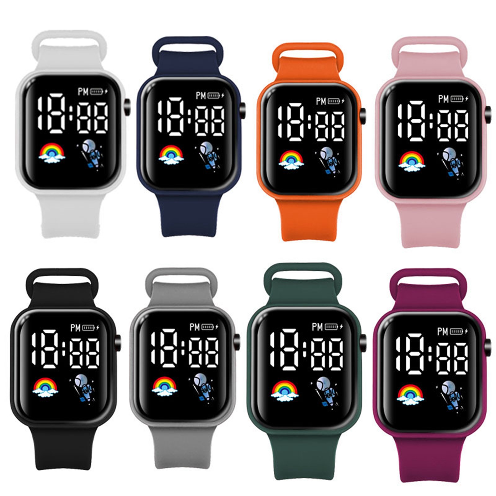 Smartwatch Digital Watches For Boys - New Students Sports Watches Outdoor Electronic