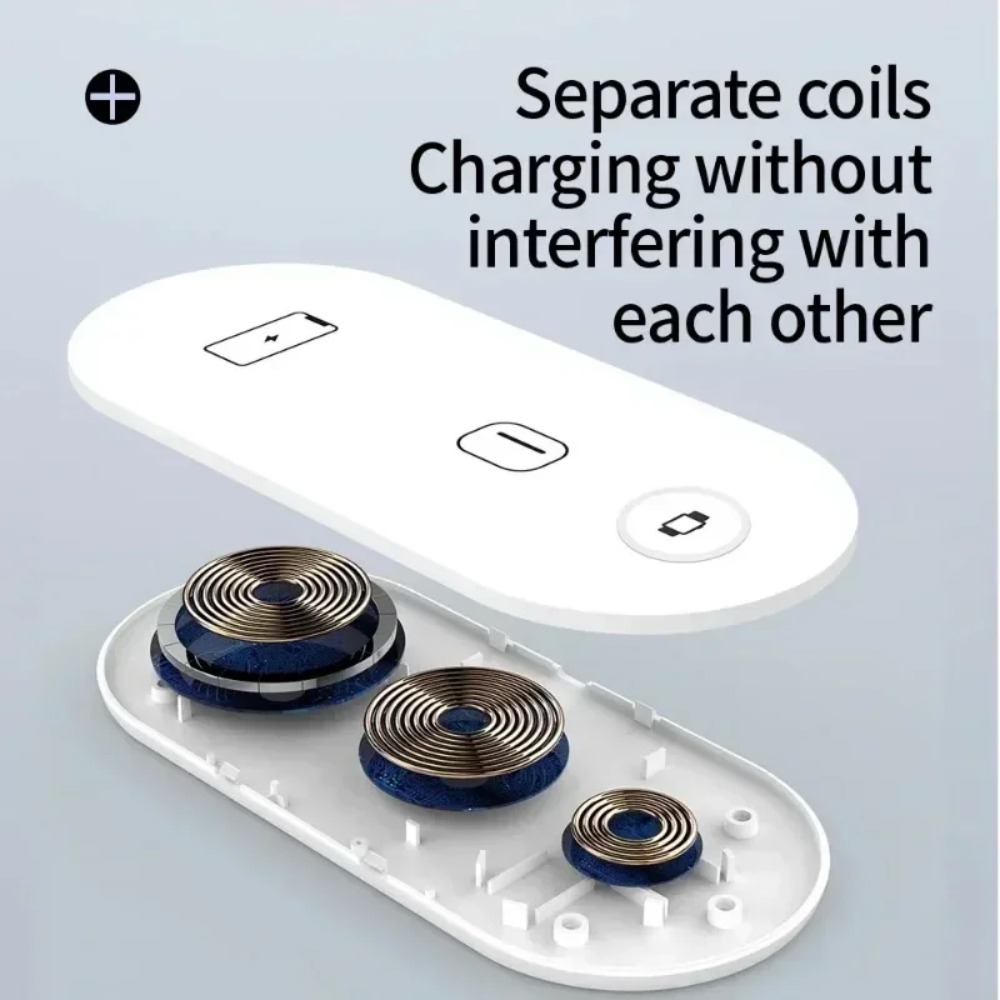 Smartwatch Watches Compatible With Iphone - 3-in-1 Wireless Charging Pad Fast Charger