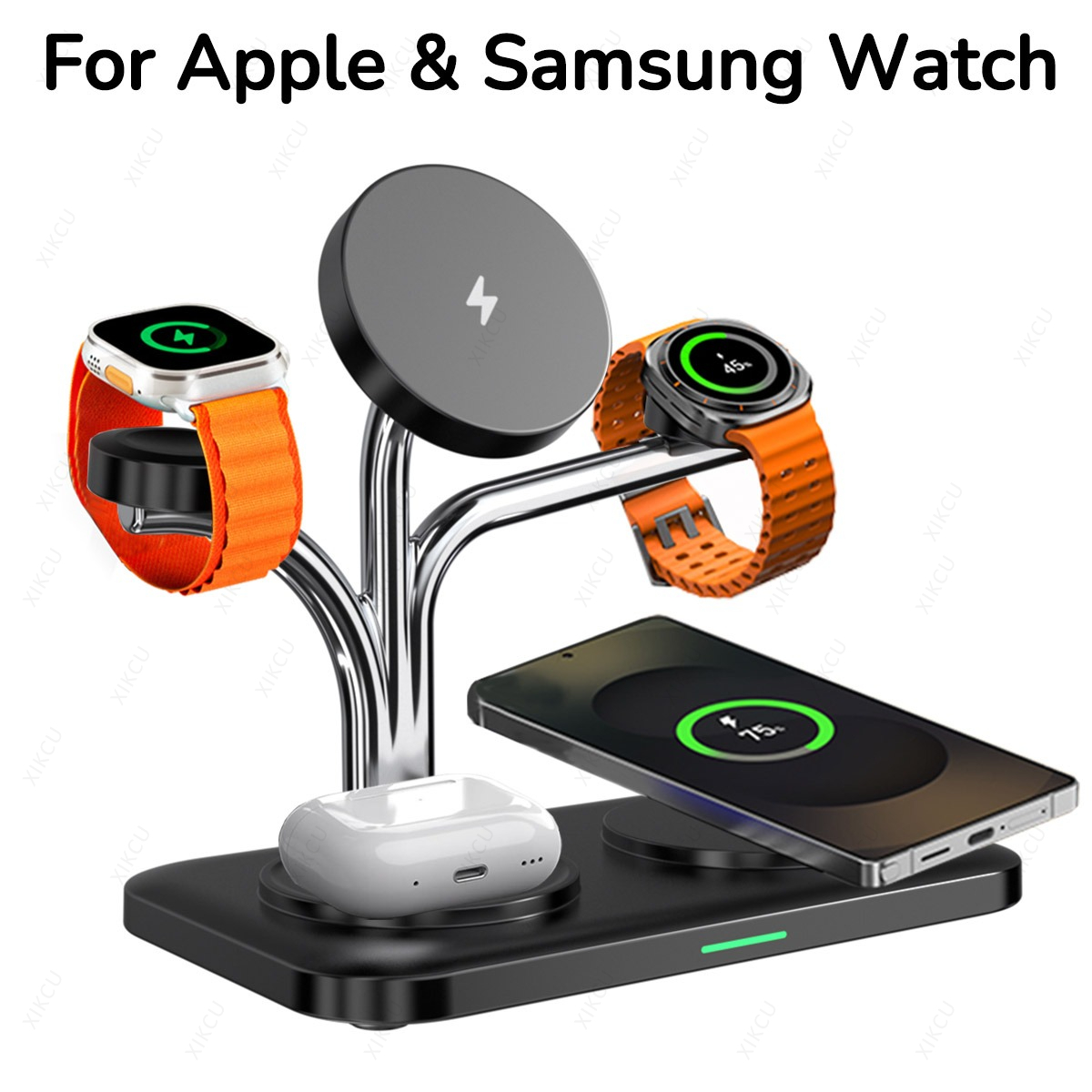 Smartwatch Watches Compatible With Iphone - 5 IN 1 Magnetic Wireless Charger