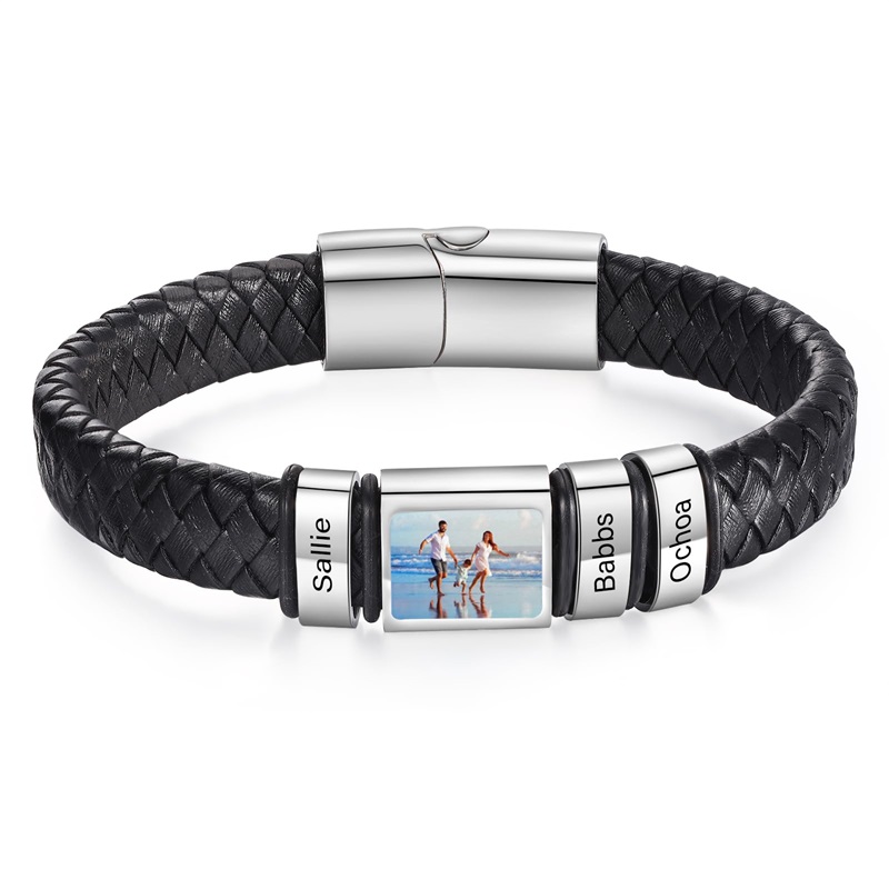 Smartwatch Sports Watches For Men - Custom Photo Bracelet for Men Personalized