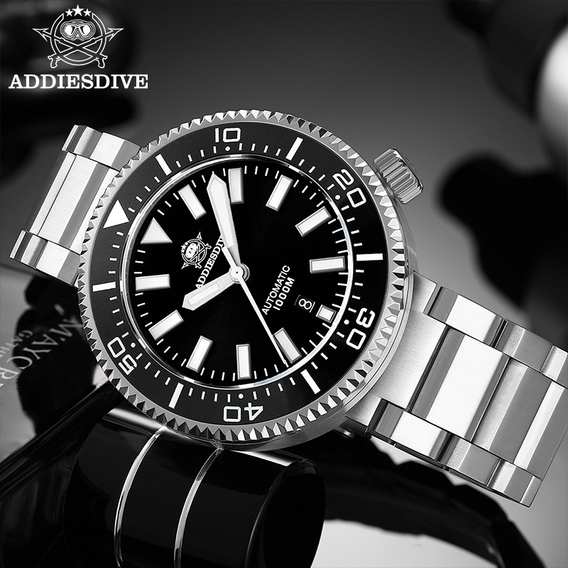 ADDIESDIVE Men's Luxury Watch  - đánh giá và giá Seiko Watch 5 Sports