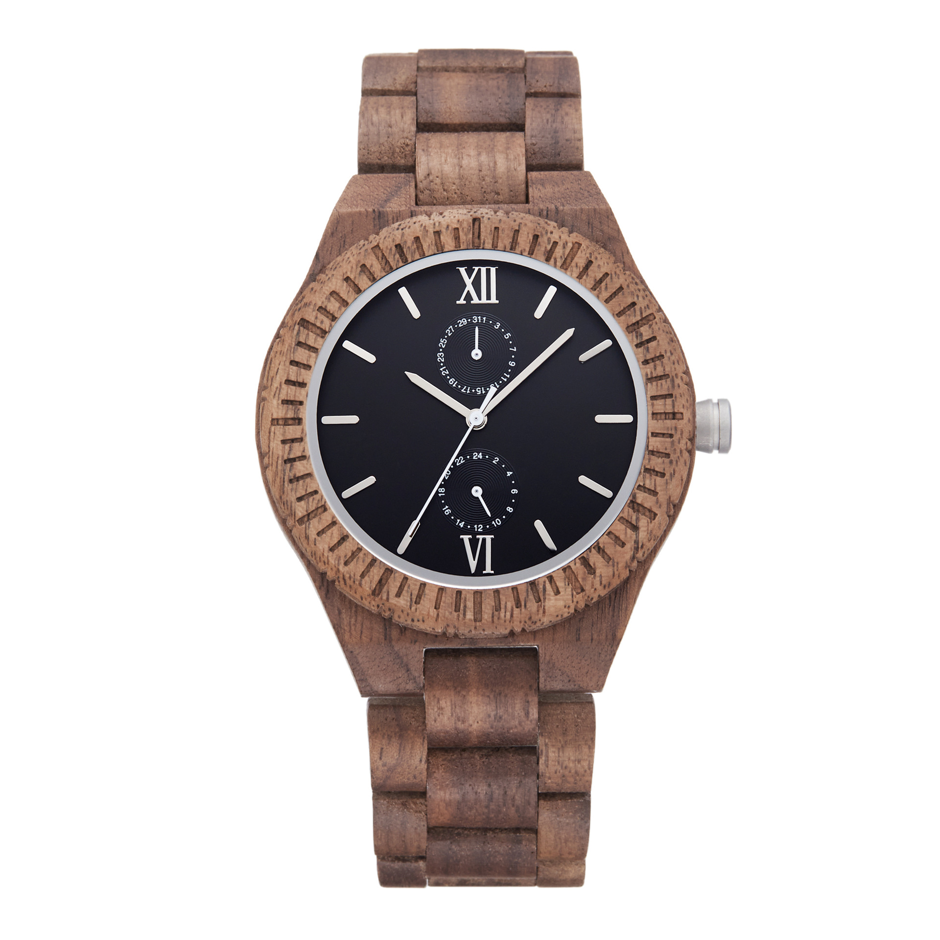 Men’s Multifunctional Wooden W - đánh giá và giá Smartwatch Imported Watches For Men