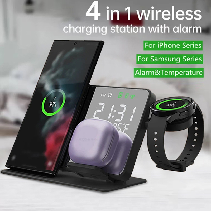 Wireless Charger Alarm Clock S - đánh giá và giá Smartwatch Watches Compatible With Iphone