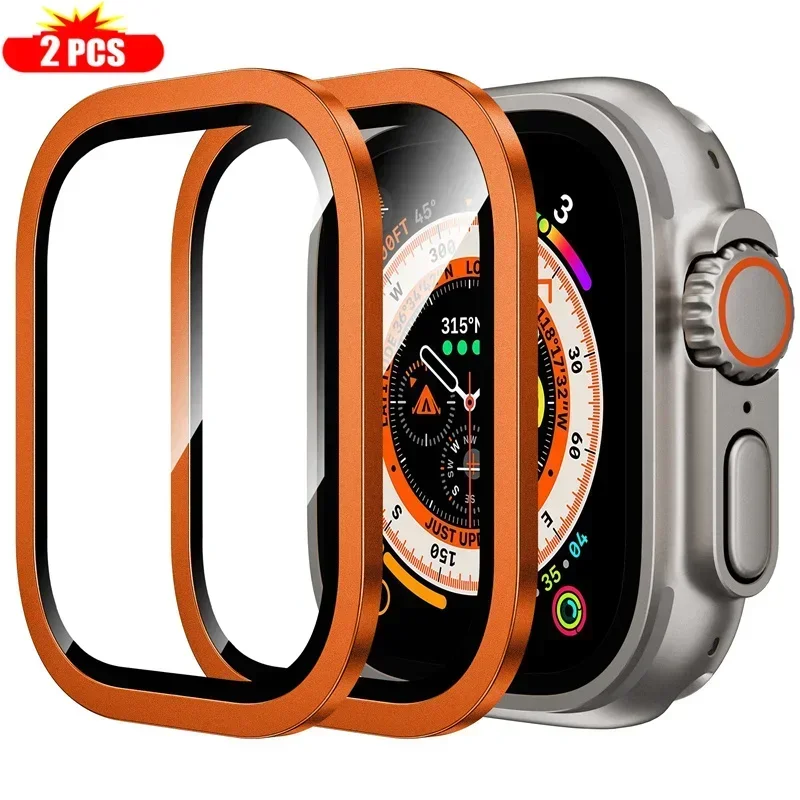 2PCS Titanium Metal Frame for  - đánh giá và giá Smartwatch Apple Watches For Men