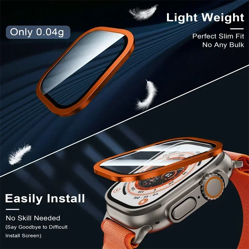 2PCS Titanium Metal Frame for  - đánh giá và giá Smartwatch Apple Watches For Men