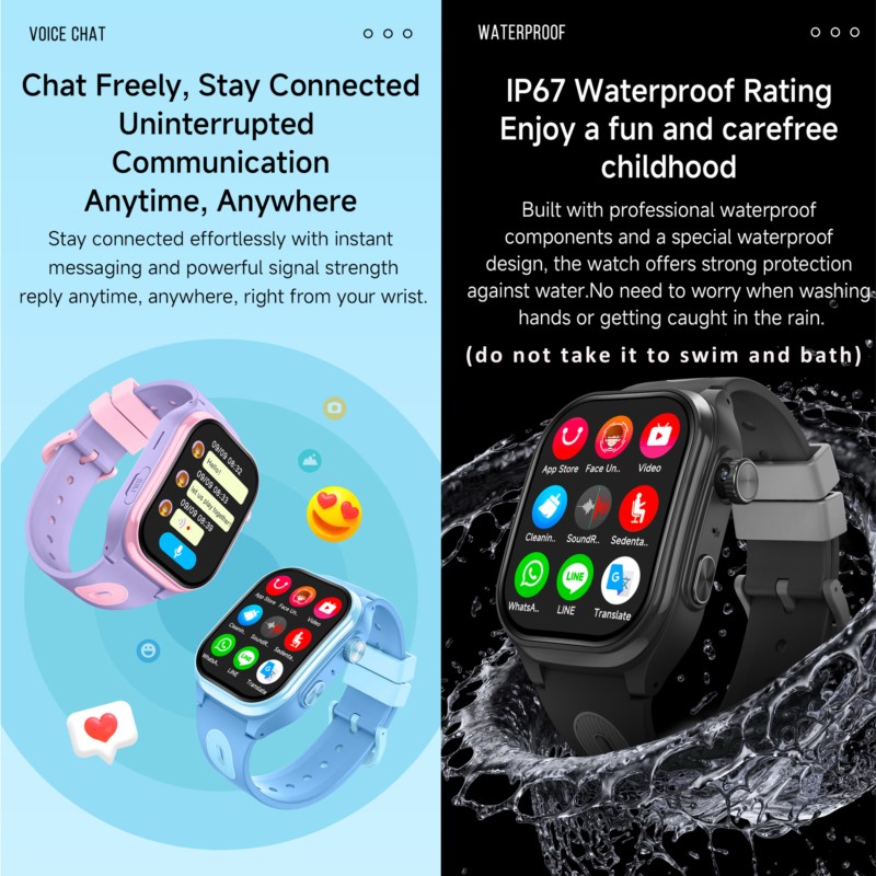 Kids 4G Smartwatch with 2.0 In - đánh giá và giá Smartwatch Digital Watches For Kids
