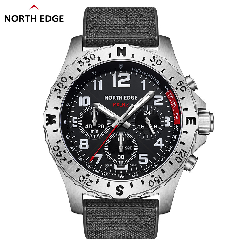 NORTH EDGE Men Watch Solar Pow - đánh giá và giá Smartwatch Premium Watches For Men
