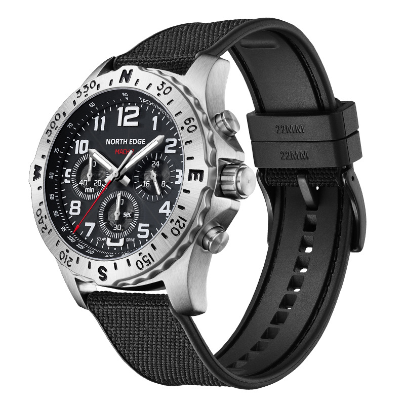 NORTH EDGE Men Watch Solar Pow - đánh giá và giá Smartwatch Premium Watches For Men