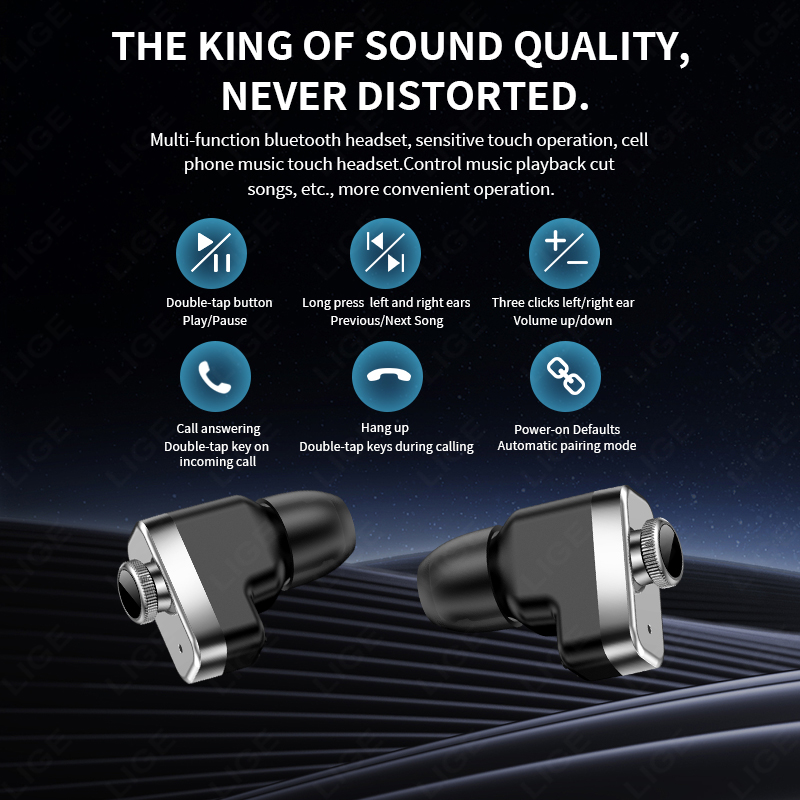 LIGE TWS Earbuds Bluetooth Hea - đánh giá và giá Smartwatch Noise Watches For Men