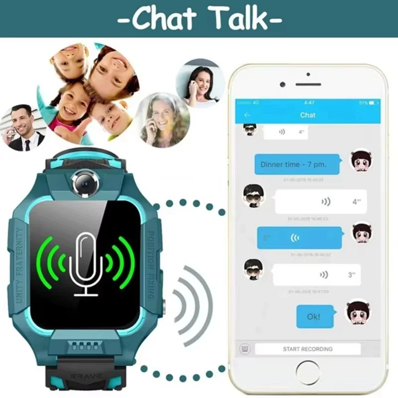 New Kids Smart Watch SOS Antil - đánh giá và giá Smartwatch Watches For Boys