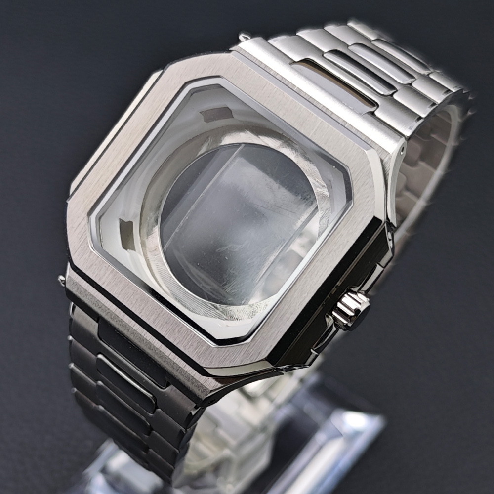 Square silver stainless steel  - đánh giá và giá Seiko Watch 5 Sports