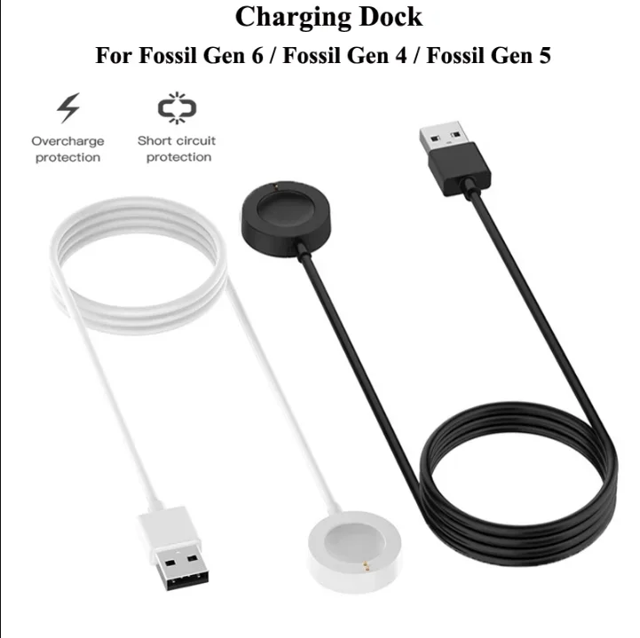 USB Magnetic Fast Charger Dock - đánh giá và giá Fossil Watches Smartwatch Charger