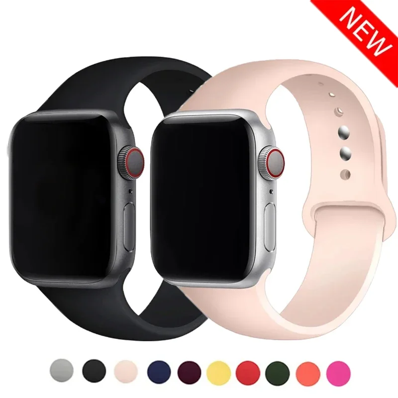 Sport Soft Silicone For Apple  - đánh giá và giá Smartwatch Apple Watches For Men