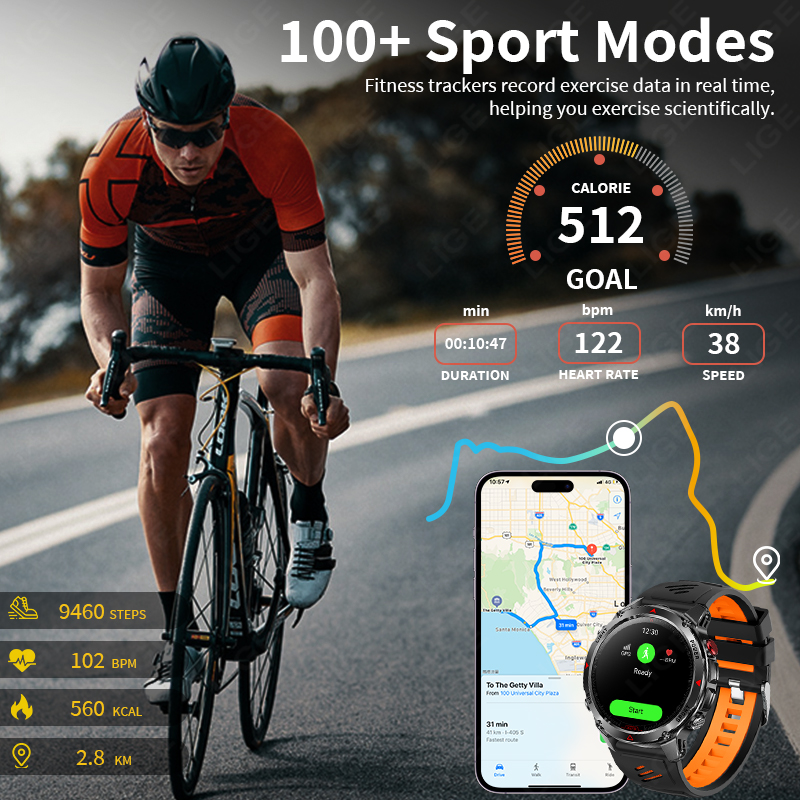 LIGE New Smart Watch Men Outdo - đánh giá và giá Smartwatch Premium Watches For Men