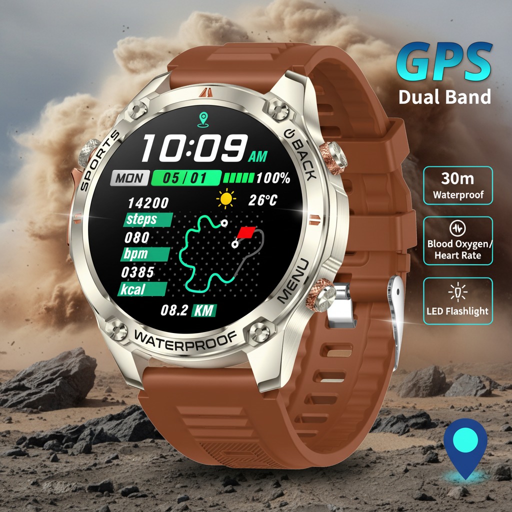 VWAR New GPS Smart Watch Men 1 - đánh giá và giá Watch Vs Smartwatch
