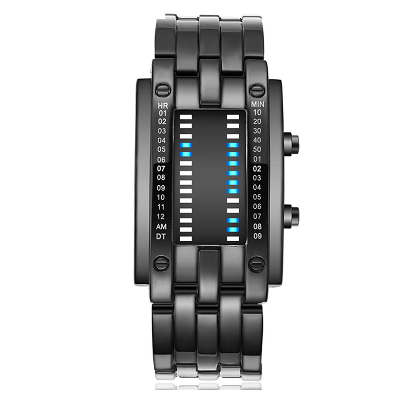 Premium Binary Matrix Blue LED - đánh giá và giá Smartwatch Premium Watches For Men