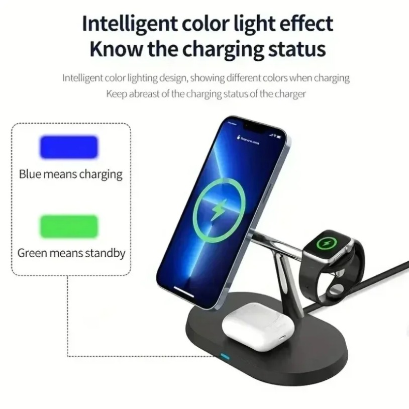 3 In 1 Opansten Magnetic Wirel - đánh giá và giá Smartwatch Watches Compatible With Iphone
