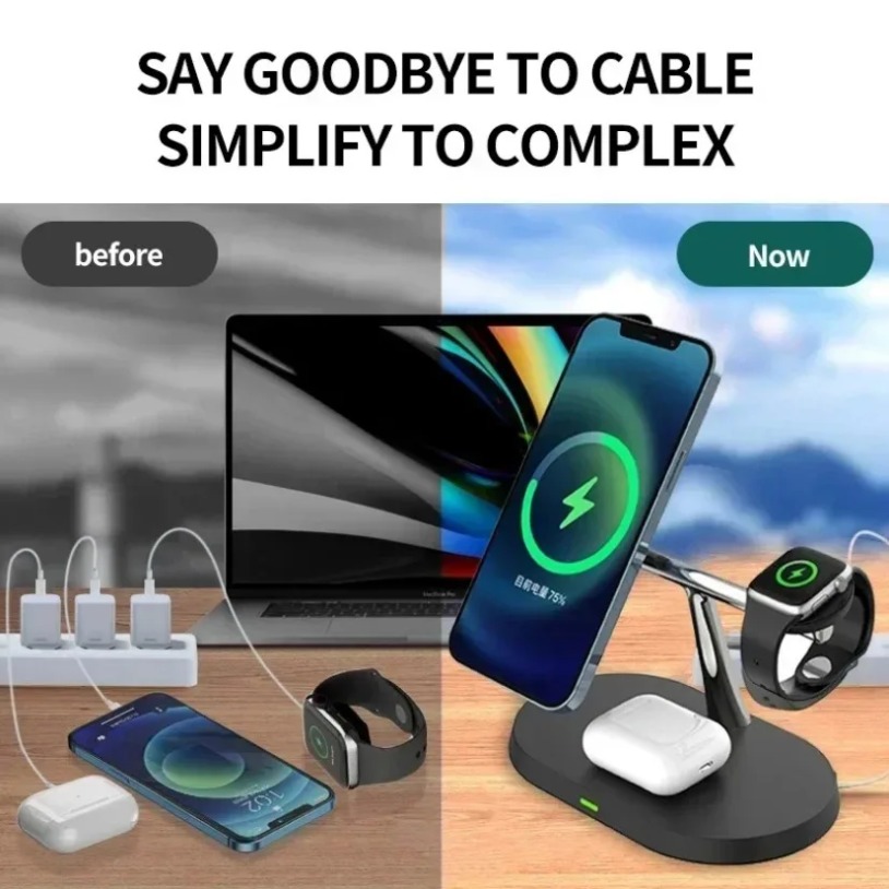 3 In 1 Opansten Magnetic Wirel - đánh giá và giá Smartwatch Watches Compatible With Iphone