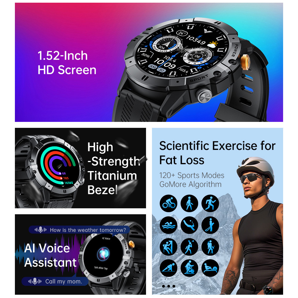Outdoor Military Smart Watch B - đánh giá và giá Watch Iwo