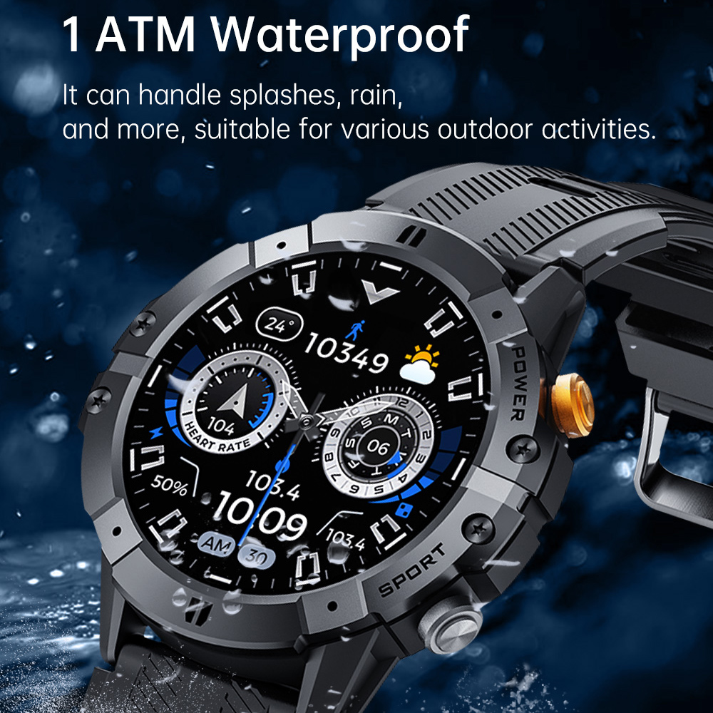 Outdoor Military Smart Watch B - đánh giá và giá Watch Iwo