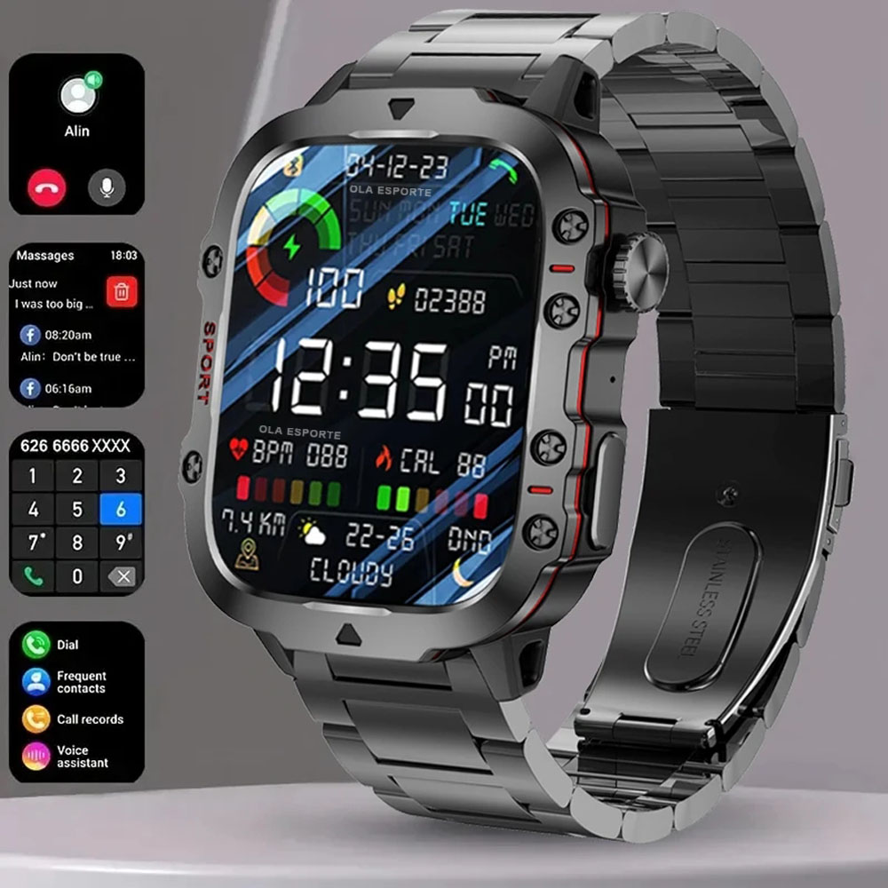 2025 New Military Smart Watch  - đánh giá và giá Watch Iwo