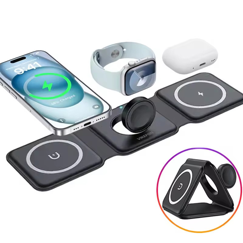 3-in-1 Magnetic Folding Wirele - đánh giá và giá Smartwatch Watches Compatible With Iphone