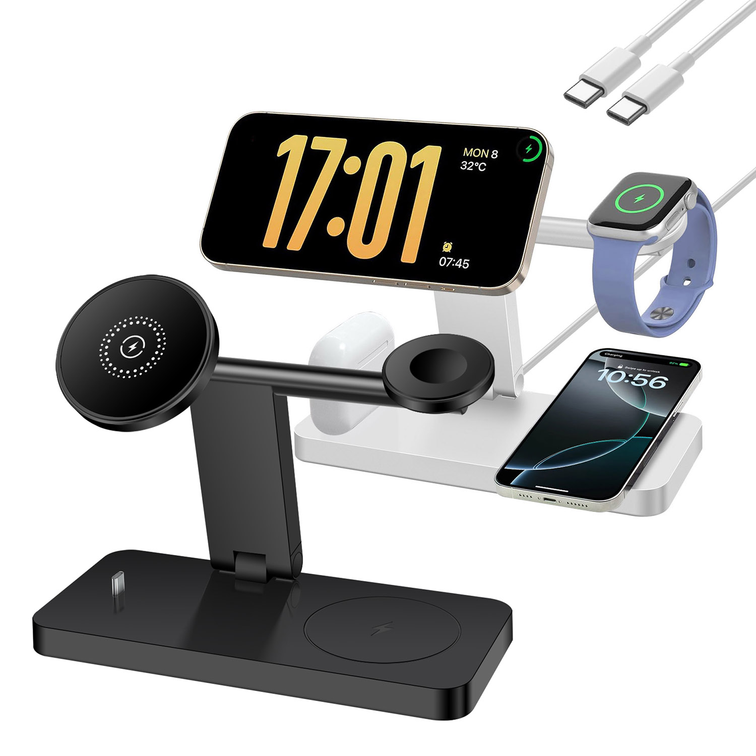 4 in 1 Magnetic Wireless Charg - đánh giá và giá Smartwatch Watches Compatible With Iphone