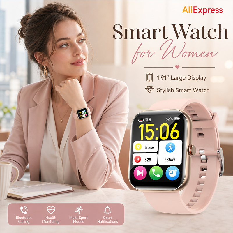 Women Smart Watch BT Call Hear - đánh giá và giá Watches Ladies Smartwatch