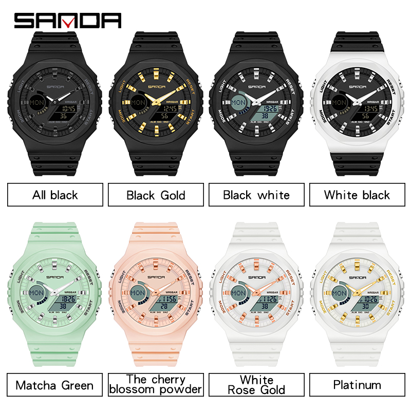 SANDA Top Luxury Men's Quartz  - đánh giá và giá Seiko Watch 5 Sports