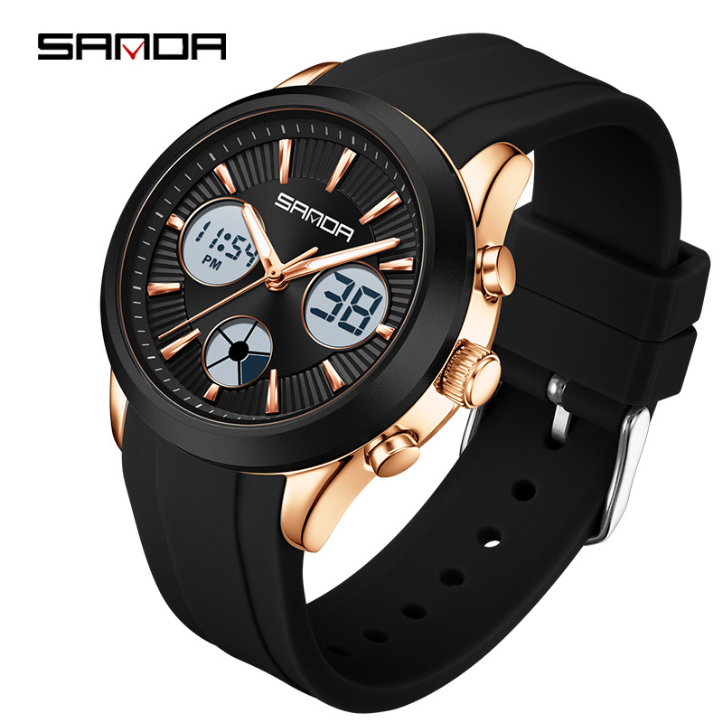SANDA electronic watch luminou - đánh giá và giá Smartwatch Watches Girls
