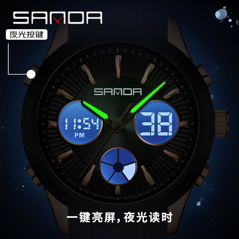 SANDA electronic watch luminou - đánh giá và giá Smartwatch Watches Girls