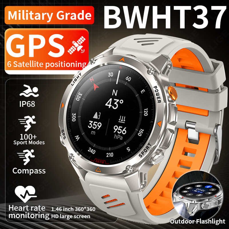 LIGE Rugged GPS Track Smart Wa - đánh giá và giá Smartwatch Sports Watches For Men