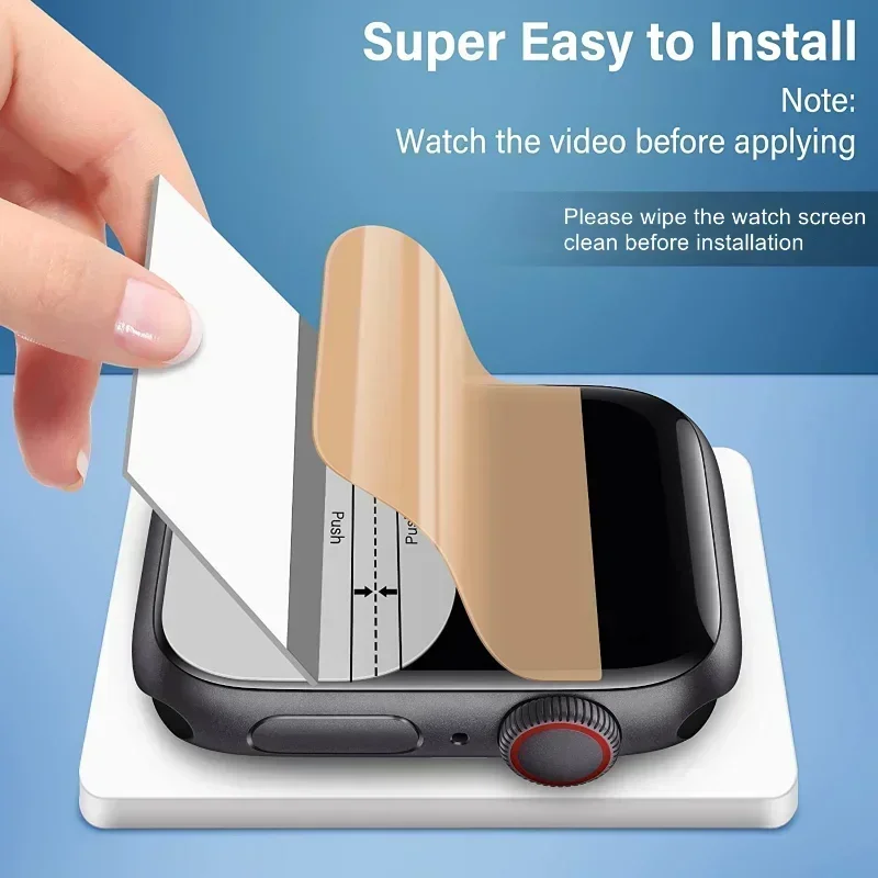 Hydrogel Screen Protector Film - đánh giá và giá Smart Watch Screen Protector