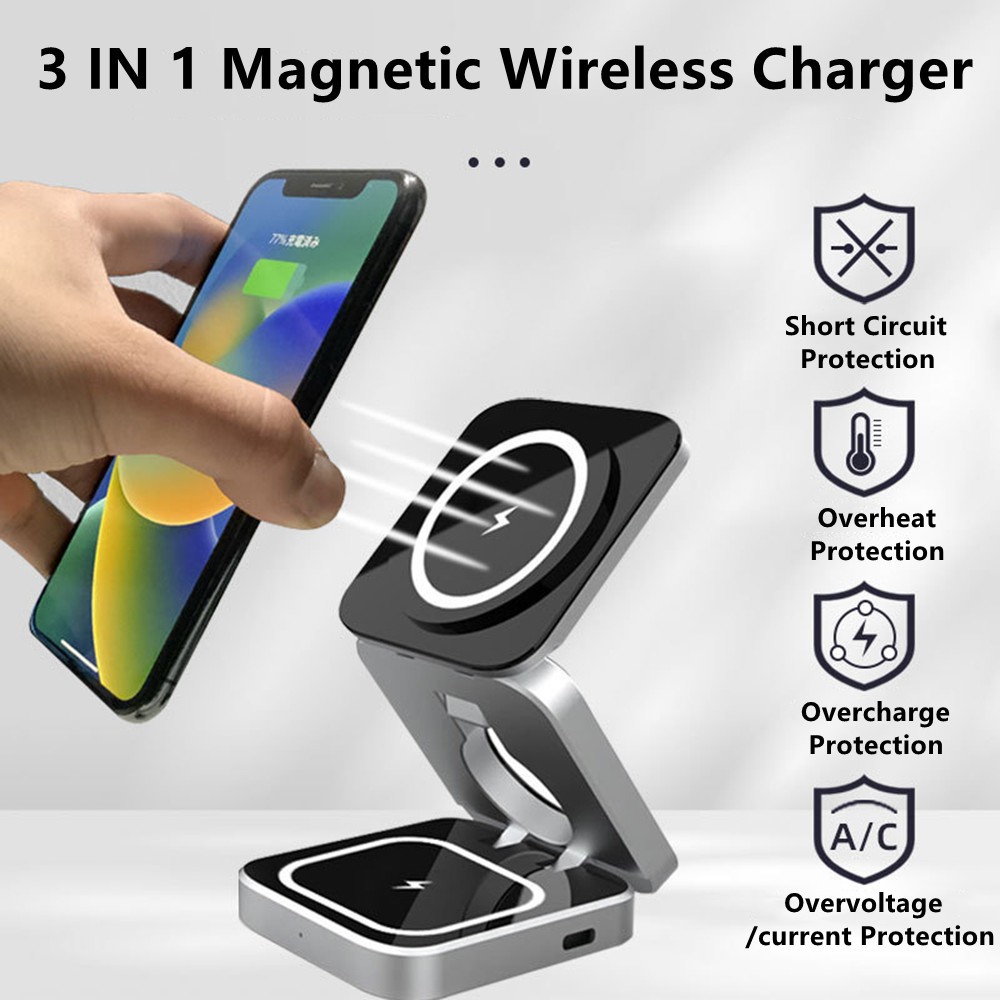 Foldable Magnetic Wireless Cha - đánh giá và giá Smartwatch Watches Compatible With Iphone