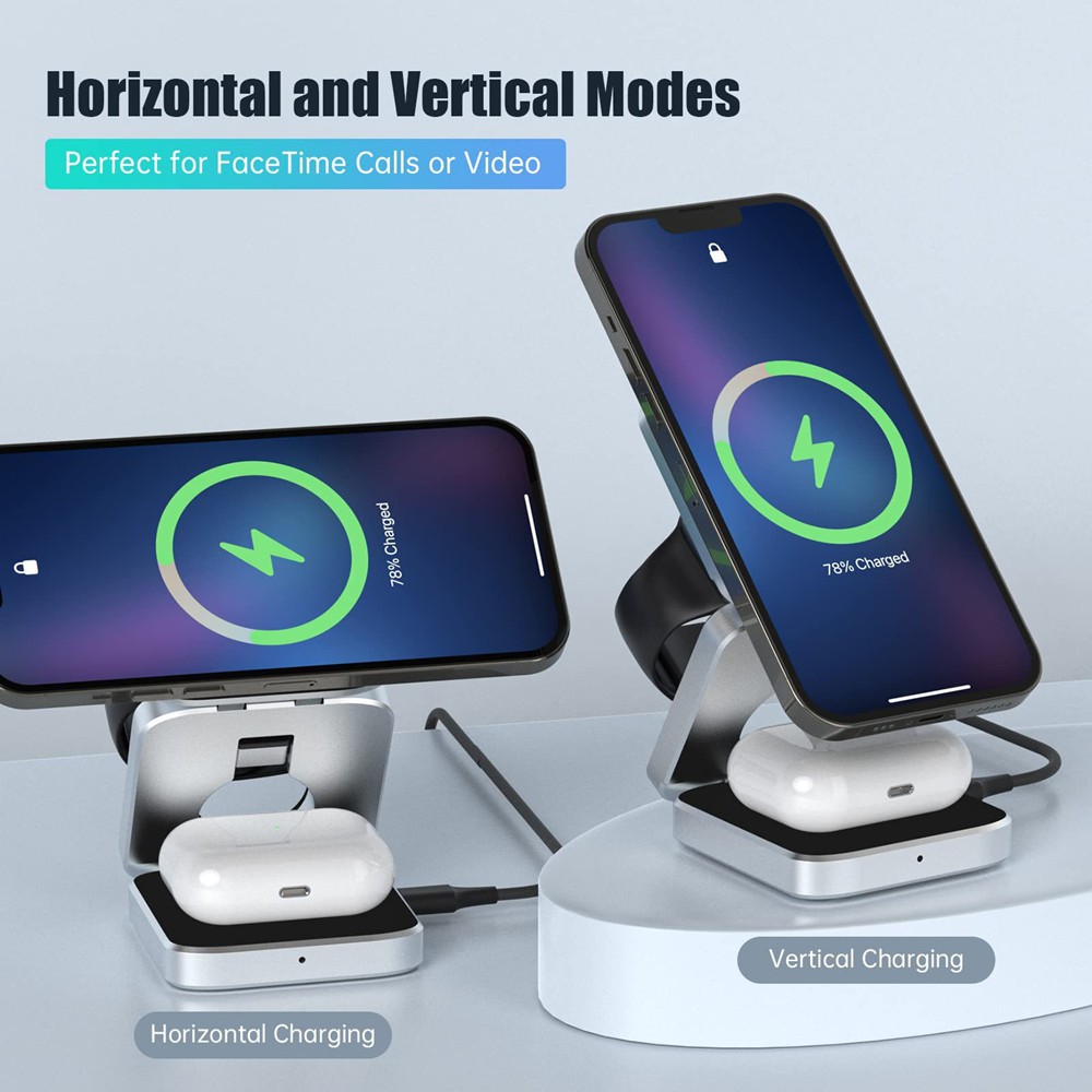 Foldable Magnetic Wireless Cha - đánh giá và giá Smartwatch Watches Compatible With Iphone