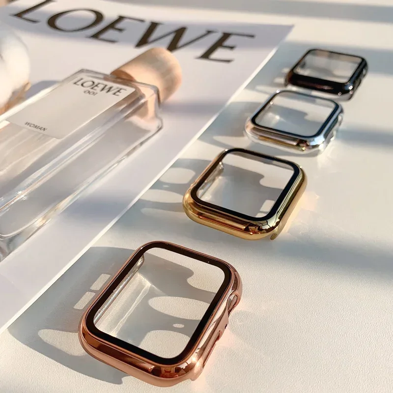 Glass+case For Apple Watch ban - đánh giá và giá Smartwatch Watches Girls