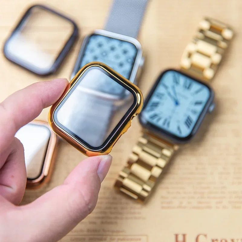 Glass+case For Apple Watch ban - đánh giá và giá Smartwatch Watches Girls